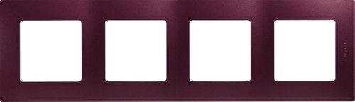 Рамка универсальная Legrand Etika 4-м. сливовая  картинка